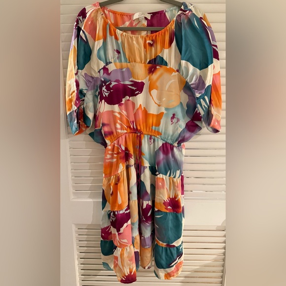 LOFT multicolor dress - Picture 1 of 5